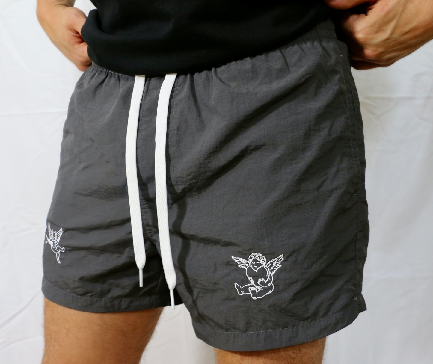Grey Cherub Swim Shorts