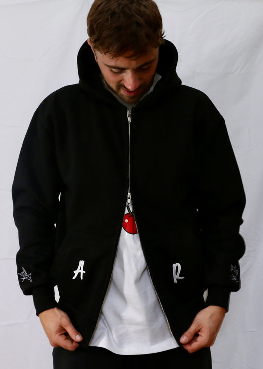 Cherub double zip hoodie
