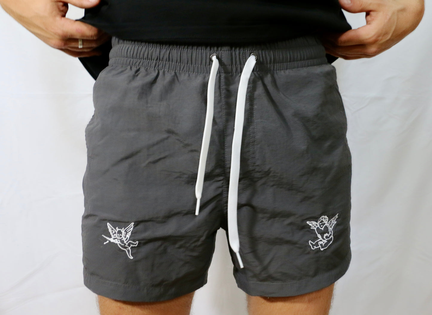 Grey Cherub Swim Shorts