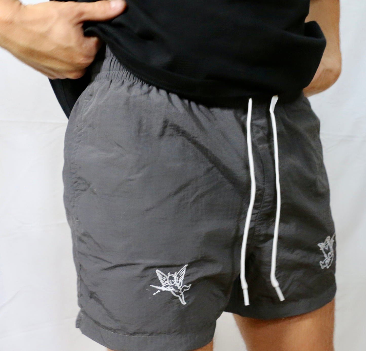 Grey Cherub Swim Shorts